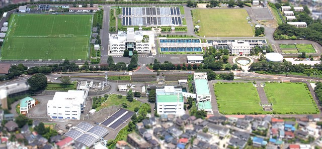 This is a panoramic view of the Nishiya Water Purification Plant.