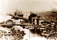 image of Osanbashi Pier as of 1909