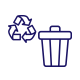 La persona abandonada y el eslabón reciclando (lo uso una vez más) de la basura