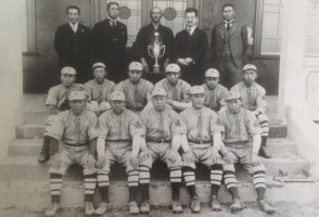 The Vancouver Asahi tours Japan, 1921 (Photo courtesy of Ted Y. Furumoto, eldest son of one of the Vancouver Asahi’s original members and ace pitcher. Author of