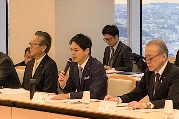 2月2日（金曜日）「2024 世界トライアスロンシリーズ横浜大会組織委員会総会」でご挨拶をしました