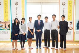 Chúng tôi đã tổ chức một cuộc gặp gỡ với các học sinh của Trường Trung học Cơ sở Thành phố Otori.