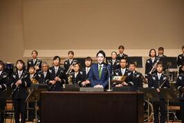 「横浜市消防音楽隊創設65周年記念演奏会」でご挨拶をしました