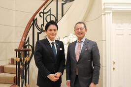 在上海日本国総領事・大使と面会しました