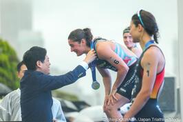 「世界トライアスロン横浜大会」を視察しました