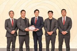 横浜キヤノンイーグルスの皆さまと面会しました