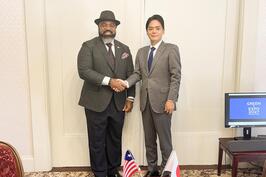 駐日リベリア共和国特命全権大使と面会しました
