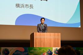 「GREEN×EXPO 2027 開催500日前シンポジウム」でご挨拶をしました
