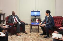 駐日ザンビア共和国特命全権大使と面会しました