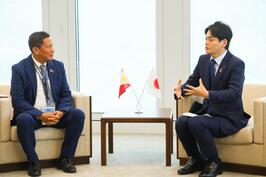 フィリピン・セブ市長と面会し、セブ市の「アジア循環型都市宣言書手交式」に出席しました