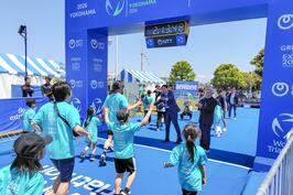 「2026 世界トライアスロン横浜大会」に参加された皆さまを応援しました