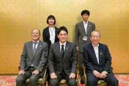 新しく就任された区連合町内会長の皆さまと面会しました
