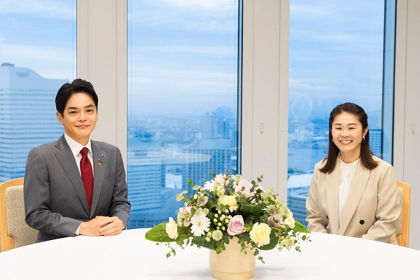 市長と澤さんのツーショット写真