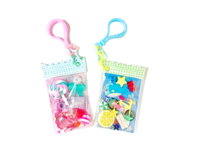 シャカシャカキーホルダーづくり(イメージ)