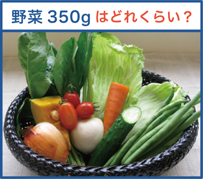 野菜350g(イメージ)