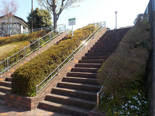 中山町公園の階段