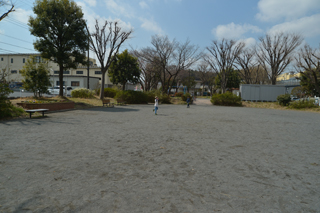 笹山公園のグラウンド