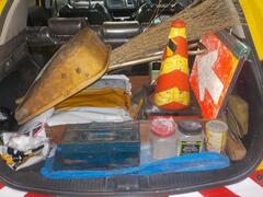 パトロールカーに積まれている装備