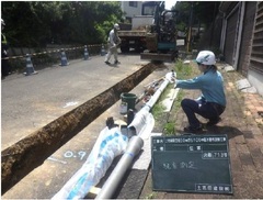 建設現場で活躍している若手及び女性社員