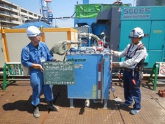 建設現場で活躍している若手及び女性社員