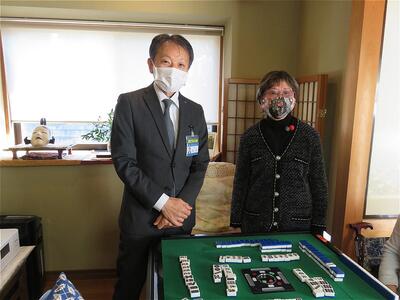 区長と代表の太田さんの写真