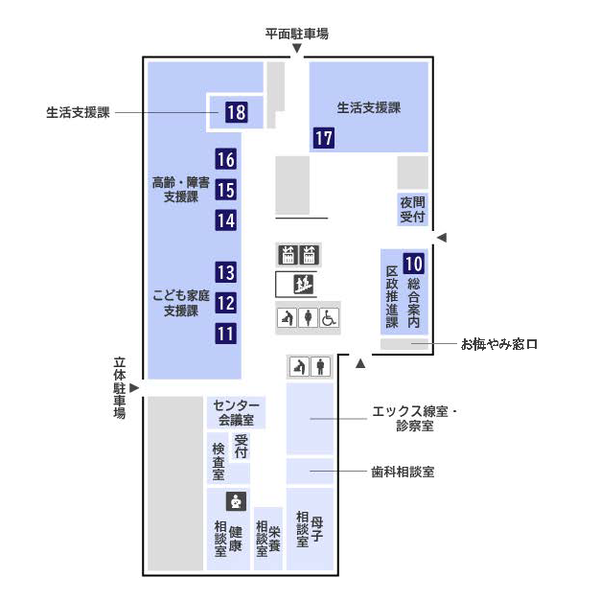 1階フロアマップ