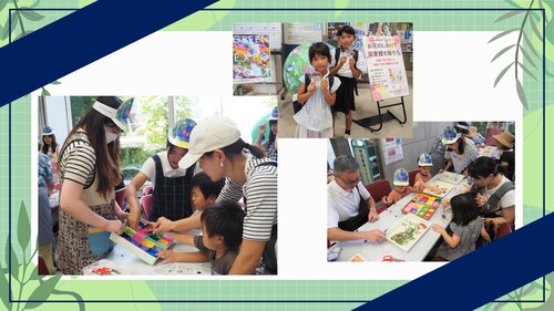 緑図書館30周年記念事業「お花のしおりで図書館を飾ろう」当日写真