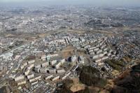 Ảnh chụp từ trên không của Thị trấn Tokaichiba