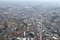 中山駅周辺の航空写真