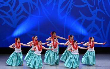 関東学院中学校高等学校HULA部写真