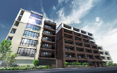 It shows the exterior of the Bessho Community Care Plaza in Yokohama.