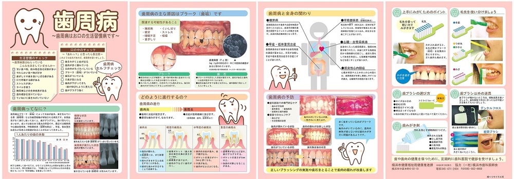 歯周病予防啓発リーフレット