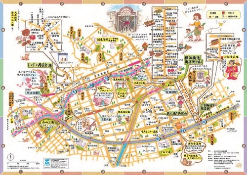 絵地図１地図面の画像