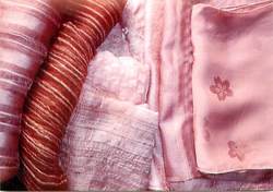 桜色のスカーフができました の画像