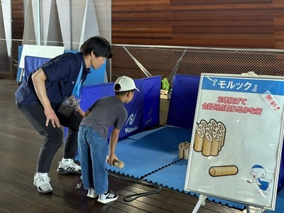モルックをしている様子