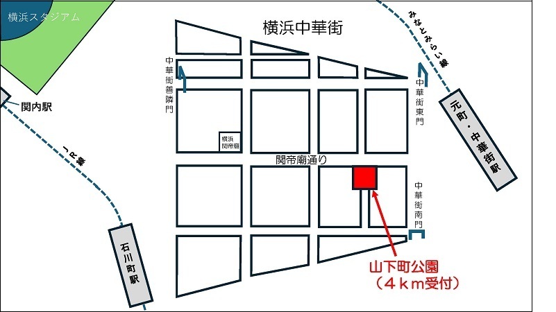 山下町公園の地図