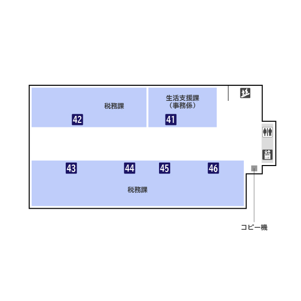 O quarto chão do mapa de chão Edifício Principal