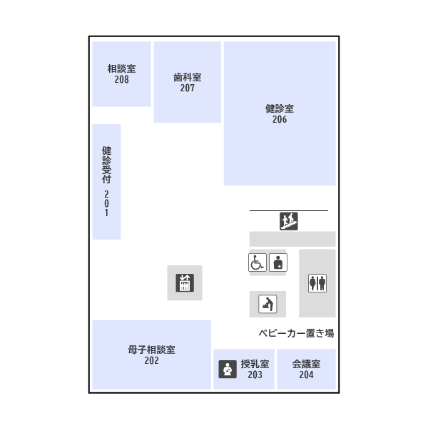 Floor Map Annex 2nd floor