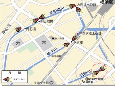 Installation location map