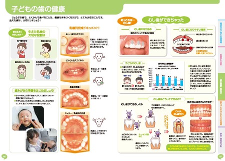 乳歯の生える順番や時期・むし歯のなり始め・むし歯になりやすい場所