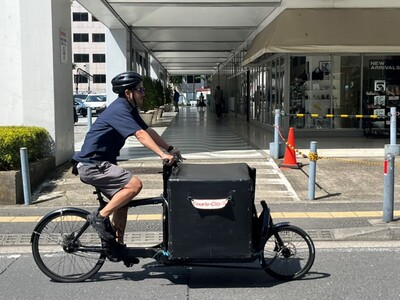横浜港湾エリアを自転車配送利用特区に変える事で脱炭素の街づくりがすすむ？