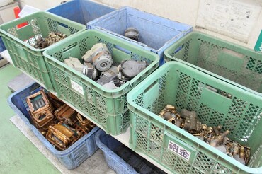 使えなくなった古い給湯器の中身をリサイクル