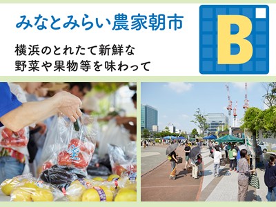 Bマス(みなとみらい農家朝市)