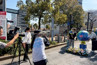 フォトスポットでの撮影の様子