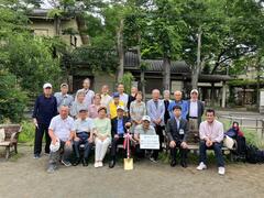 Group photo of Nishi Ward Senior Clubs