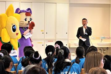 オープニングセレモニーで挨拶させていただきました 