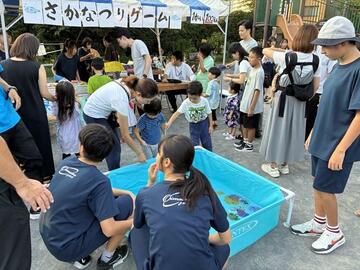 老松中学校の生徒がボランティアで活躍 