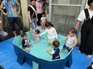 楽しい水遊び♪ 