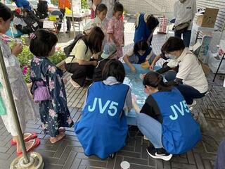 ジュニアボランティア５も大活躍 