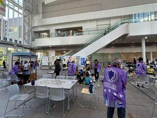 西区のはっぴを着たボランティアの皆様 